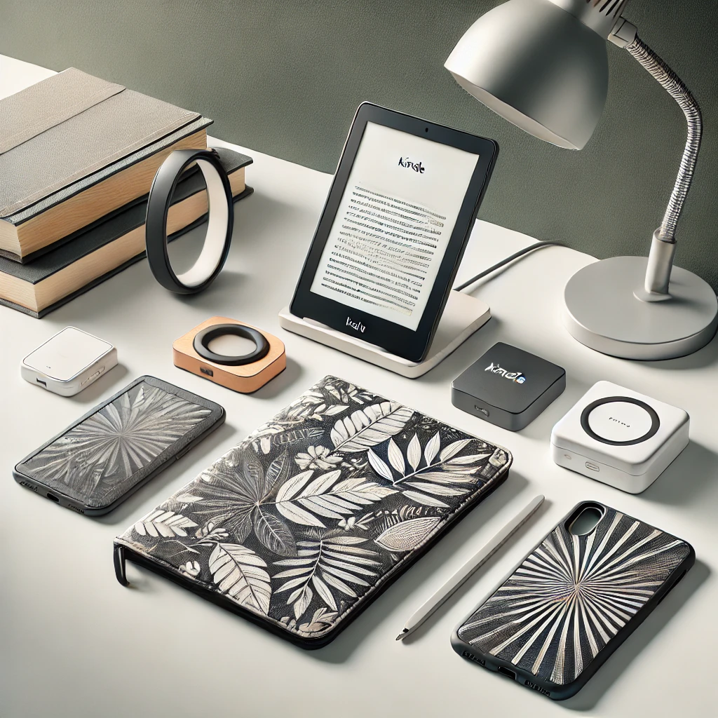 Kindle y accesorios, como fundas, lápices para kindle scribe, etc.